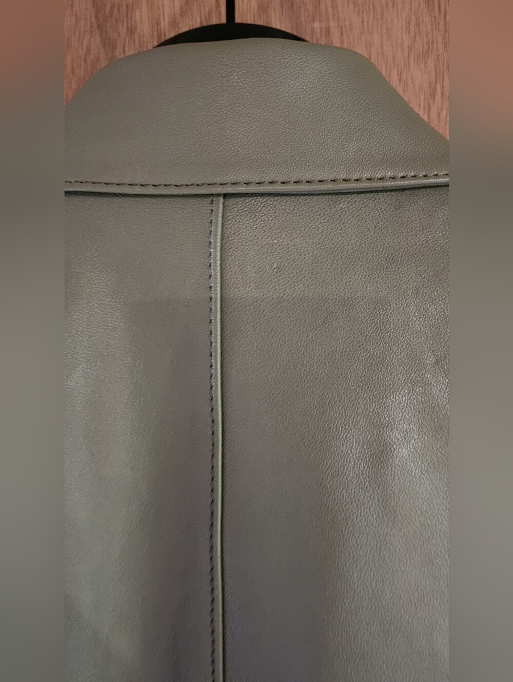 Coach Green Lambskin Leather Blazer Oversized Jacket Small New With Tags CQ220 - Picture 6 of 15